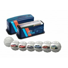 AUSTRALIA 2018 . FIFTY 50 CENTS . 7 COIN SET . FORD MOTORSPORT . HIGH OCTANE